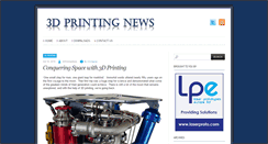 Desktop Screenshot of 3dprintingnews.co.uk